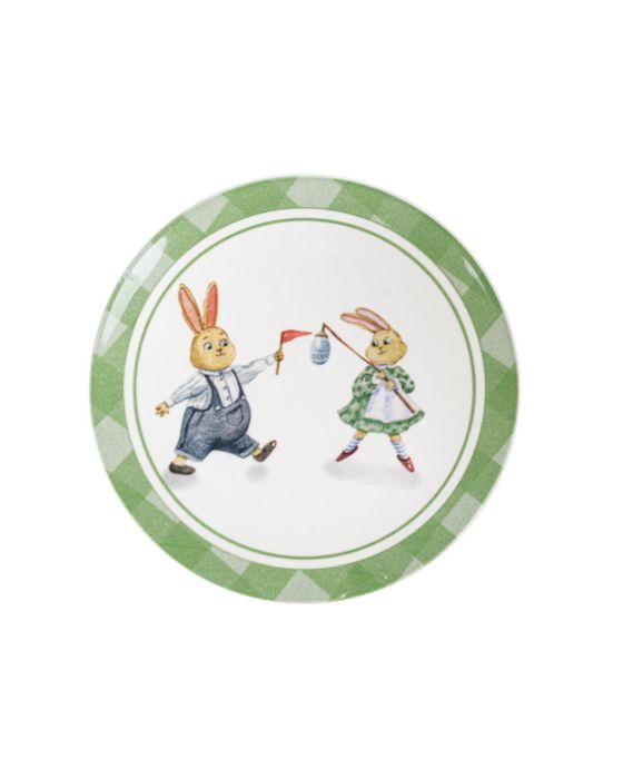 Тарілка Bunny  21 см (зелена)