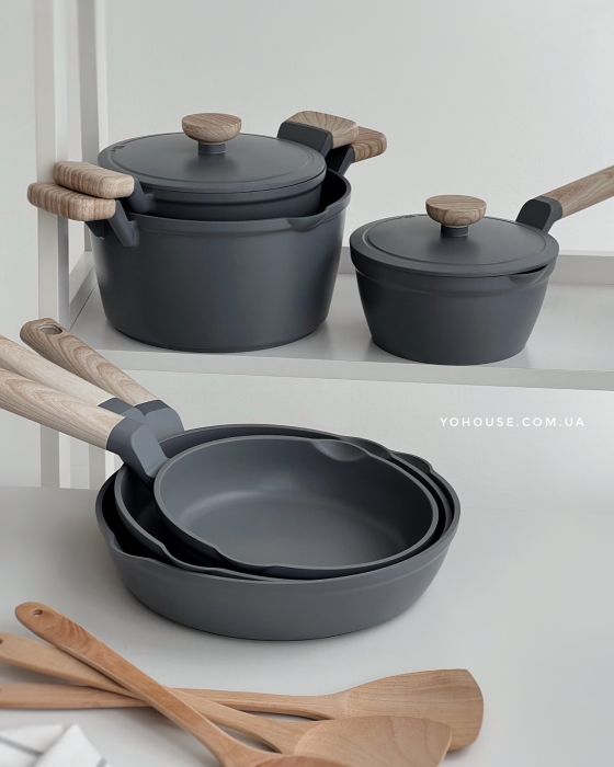 Сковорідка з лопаткою Grey 20 см