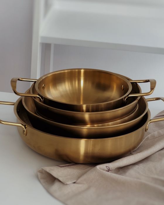 Салатник Gold  об'ємний 21 см  